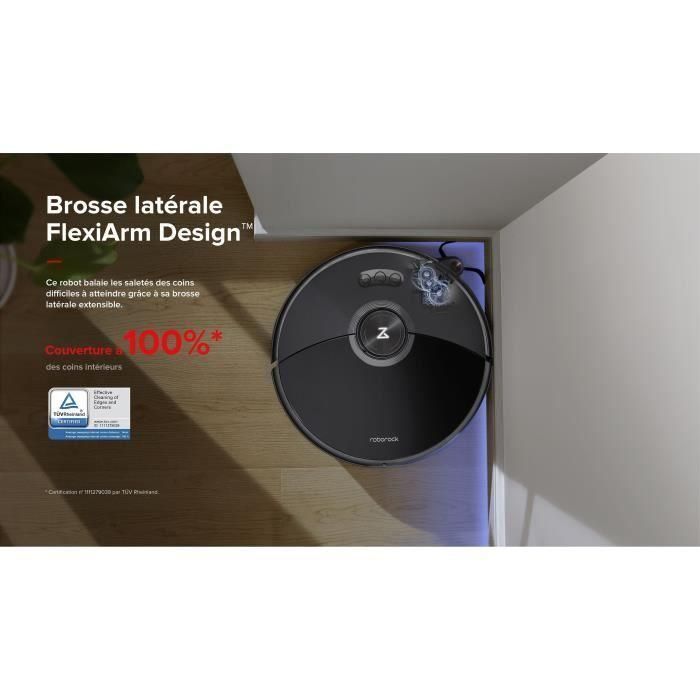 Roborock ROB1718116652915 S8 MaxV Ultra Robot aspirador con Estación RockDock Ultra 8 en 1, 10.000 Pa y Cepillo lateral DuoRoller 2