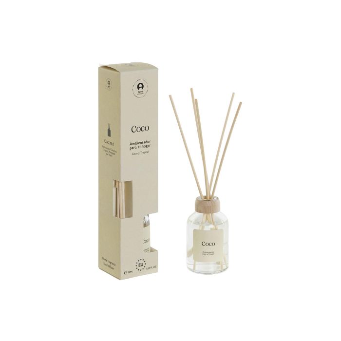 Ambientador Mikado Basicos DKD Home Decor Crema 4 x 20 x 4 cm (6 Unidades)