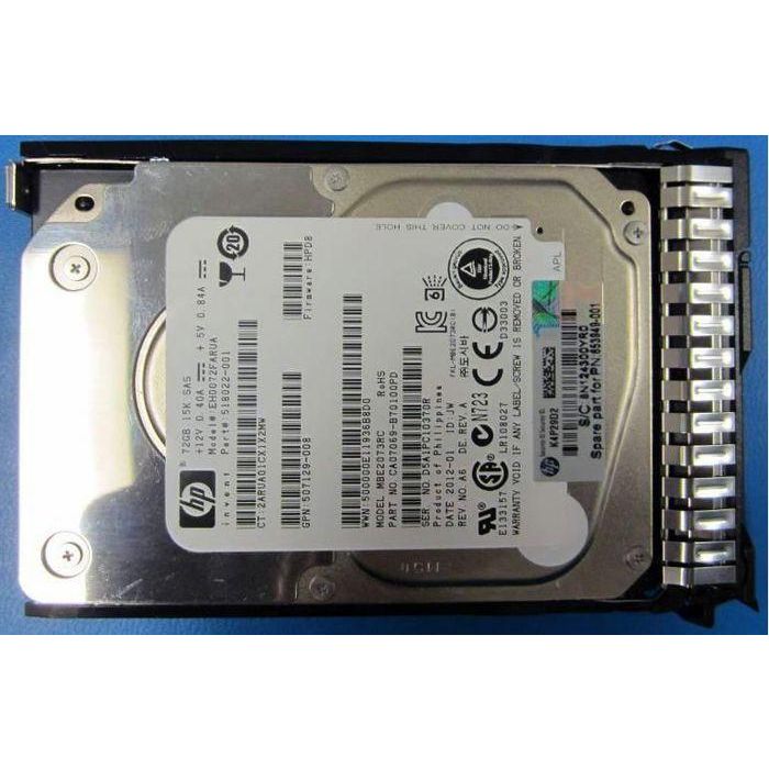 Hewlett Packard Enterprise 72GB SAS 15000RPM 1 Hewlett Packard Enterprise 72GB SAS 15000RPM 1