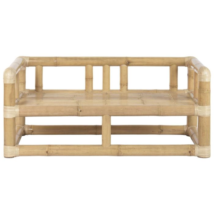 DKD Home Decor Sofá Tropical de Bambú y Ratán, Set de 4 Piezas, 135 cm Ancho x 70 cm Largo x 80 cm Alto 16