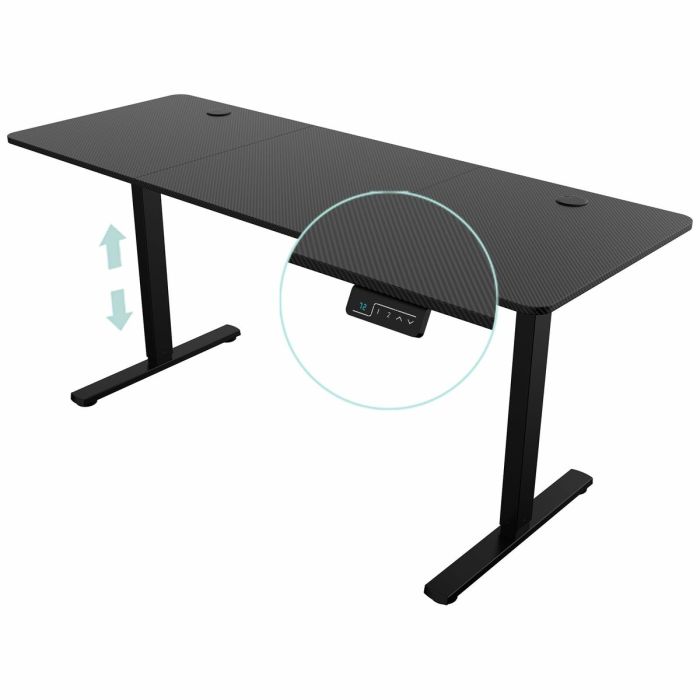 Mesa de Escritorio Mars Gaming MGDERGOPRO160 Negro 160 x 60 cm 2 Mesa de Escritorio Mars Gaming MGDERGOPRO160 Negro 160 x 60 cm 2