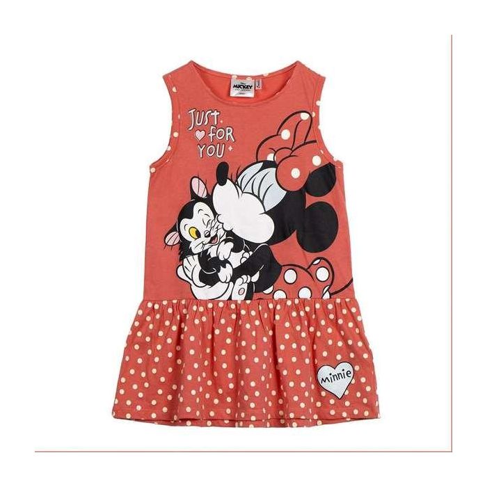 Vestido single jersey minnie 3 años
