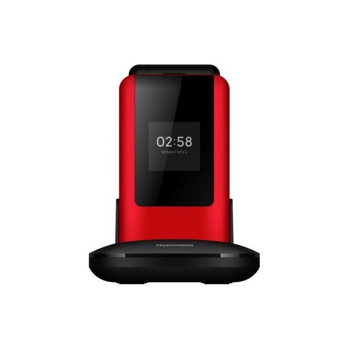 Teléfono Móvil Telefunken S760 para Personas Mayores/ Rojo 2 Teléfono Móvil Telefunken S760 para Personas Mayores/ Rojo 2