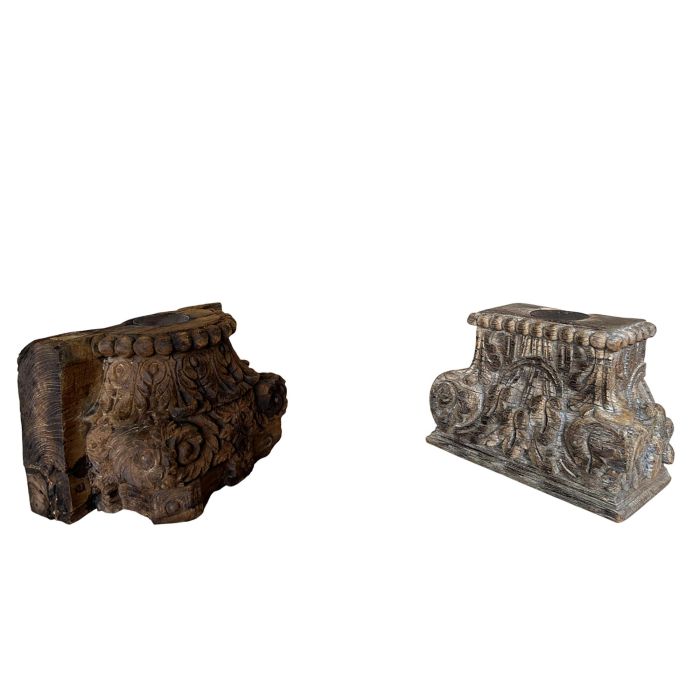 Portavela Indio DKD Home Decor 26 x 30 x 26 cm (2 Unidades) 2 Portavela Indio DKD Home Decor 26 x 30 x 26 cm (2 Unidades) 2