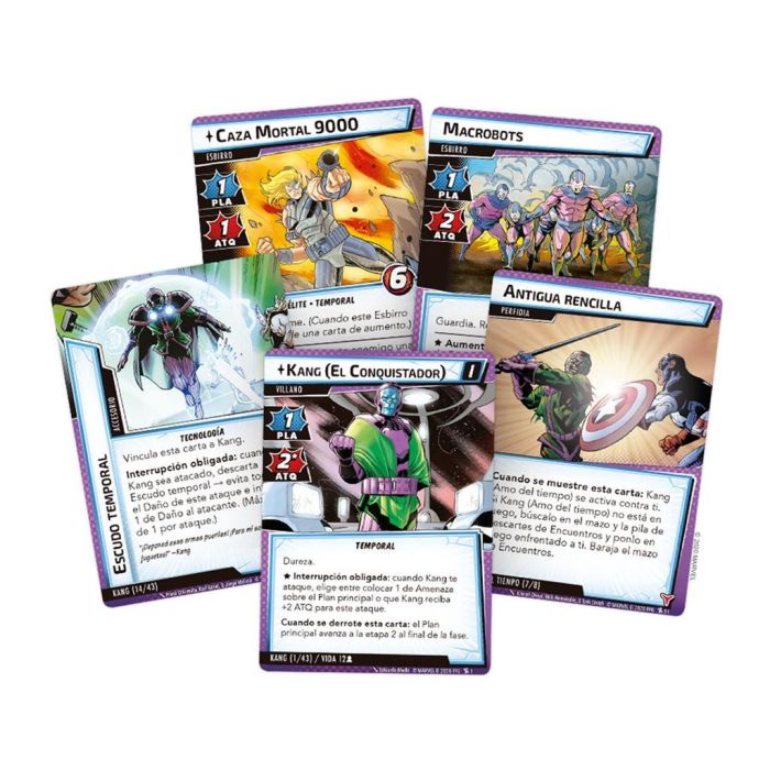 Marvel Champions: El Juego de Cartas - Pack de Escenario Antiguo y Futuro Kang - Expansión Juego de Mesa 1