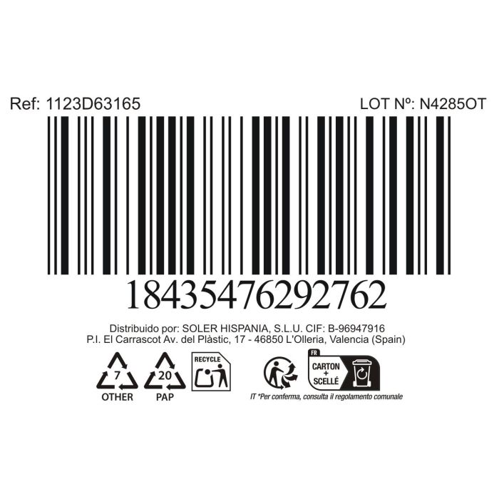 La Mediterranea Copa Coñac 340 ml Bois Ø6.5x8.8x12.8 cm (48 Unidades)