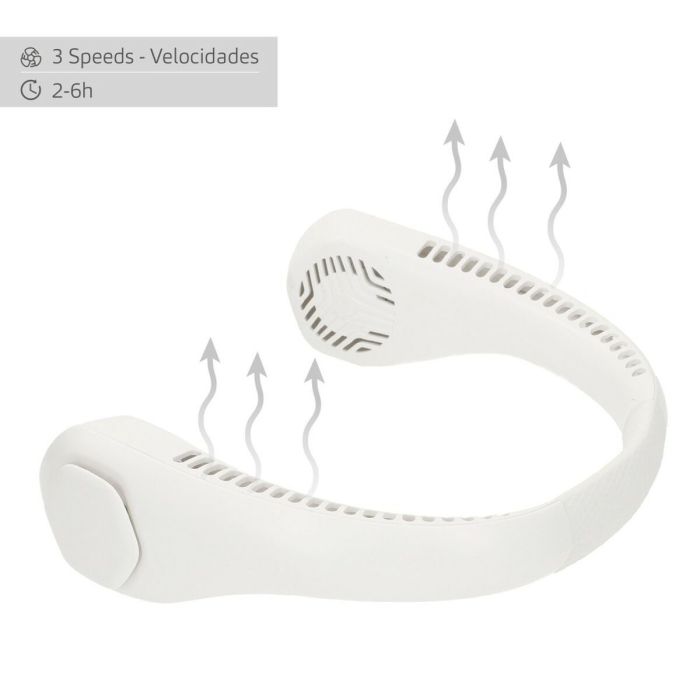 Ventilador de cuello Aktive Recargable (6 Unidades) 2 Ventilador de cuello Aktive Recargable (6 Unidades) 2