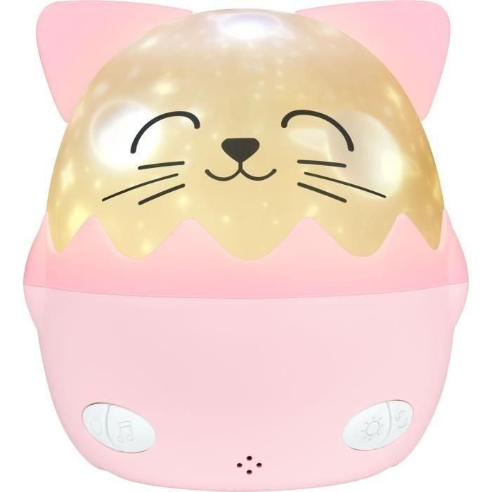 Luz nocturna musical inalámbrica - BIGBEN - Cat - Proyección 360°, 13 películas, 8 melodías, Mando a distancia, Batería USB-C 2 Luz nocturna musical inalámbrica - BIGBEN - Cat - Proyección 360°, 13 películas, 8 melodías, Mando a distancia, Batería USB-C 2