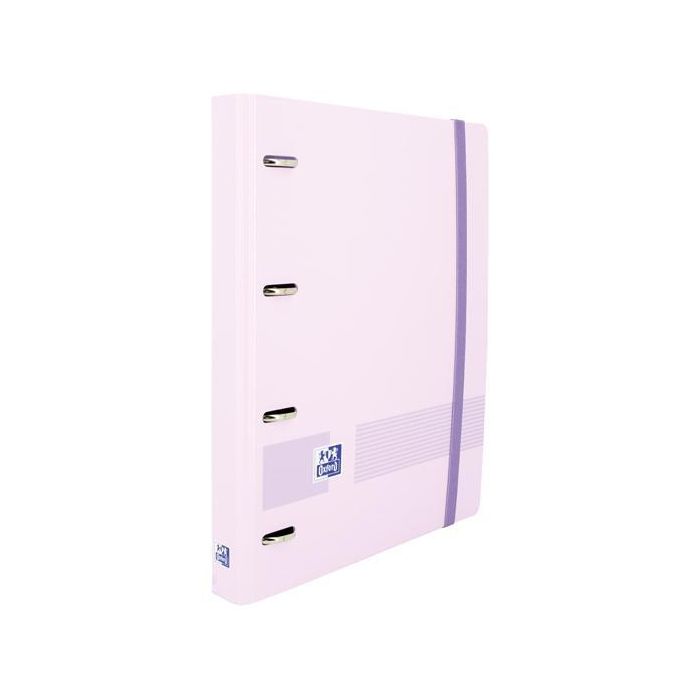 Oxford Live & Go Carpeta 4 Anillas 35 mm Europeanbinder A4+ Polyfoam C-Recambio 5x5 Malva Pastel Oxford Live & Go Carpeta 4 Anillas 35 mm Europeanbinder A4+ Polyfoam C-Recambio 5x5 Malva Pastel