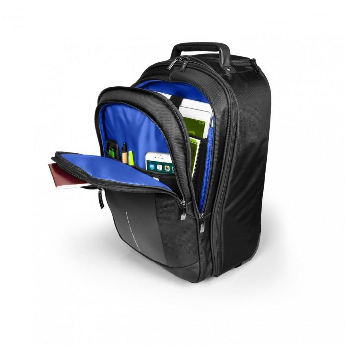 Port Designs Mochila Trolley Chicago Evo para Portátil 15.6" con Ruedas y Compartimento para Tablet, Poliéster Negro 6 Port Designs Mochila Trolley Chicago Evo para Portátil 15.6" con Ruedas y Compartimento para Tablet, Poliéster Negro 6