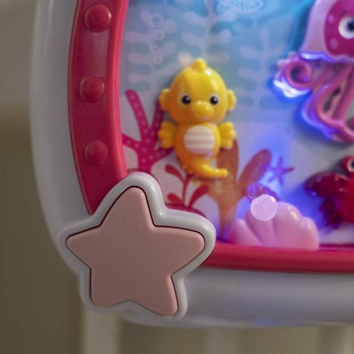 Baby Einstein BAB0074451174283 Luz de Noche para Bebé Sueños Marinos Rosas, 25 min de luz, sonido, música y océano, con control remoto 5 Baby Einstein BAB0074451174283 Luz de Noche para Bebé Sueños Marinos Rosas, 25 min de luz, sonido, música y océano, con control remoto 5