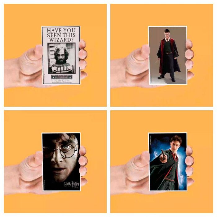 Set 4 imanes lenticulares Harry Potter surtido 4