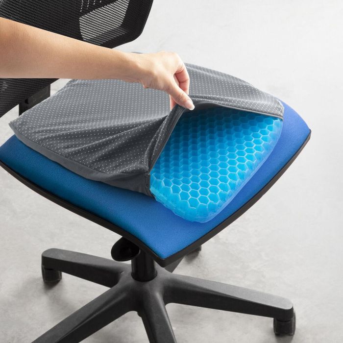 Cojín de Gel de Panal de Abeja Hexafresh InnovaGoods 9 Cojín de Gel de Panal de Abeja Hexafresh InnovaGoods 9