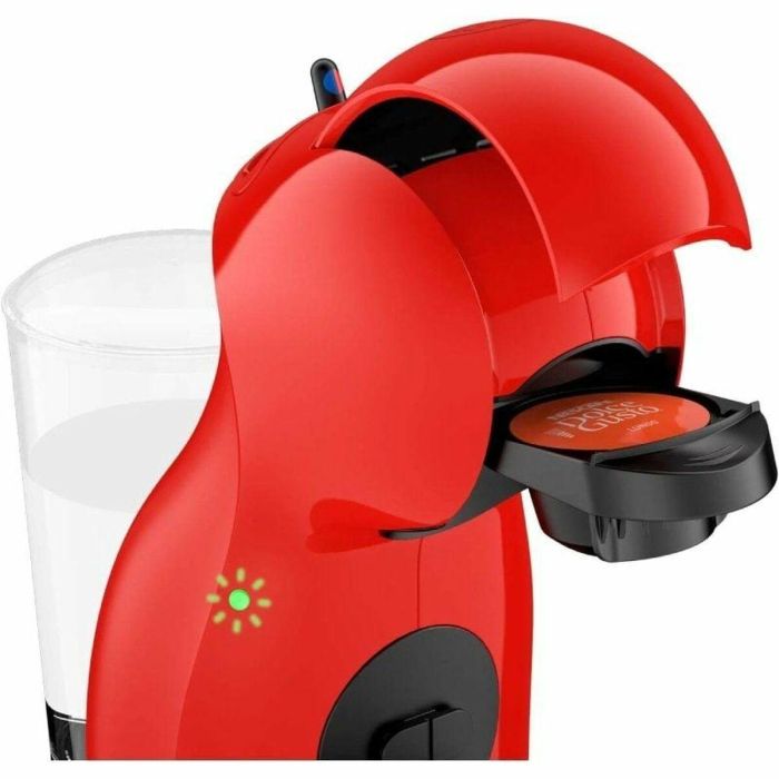 Cafetera de Cápsulas DeLonghi Piccolo XS EDG210 Rojo 15 bar 1 Cafetera de Cápsulas DeLonghi Piccolo XS EDG210 Rojo 15 bar 1