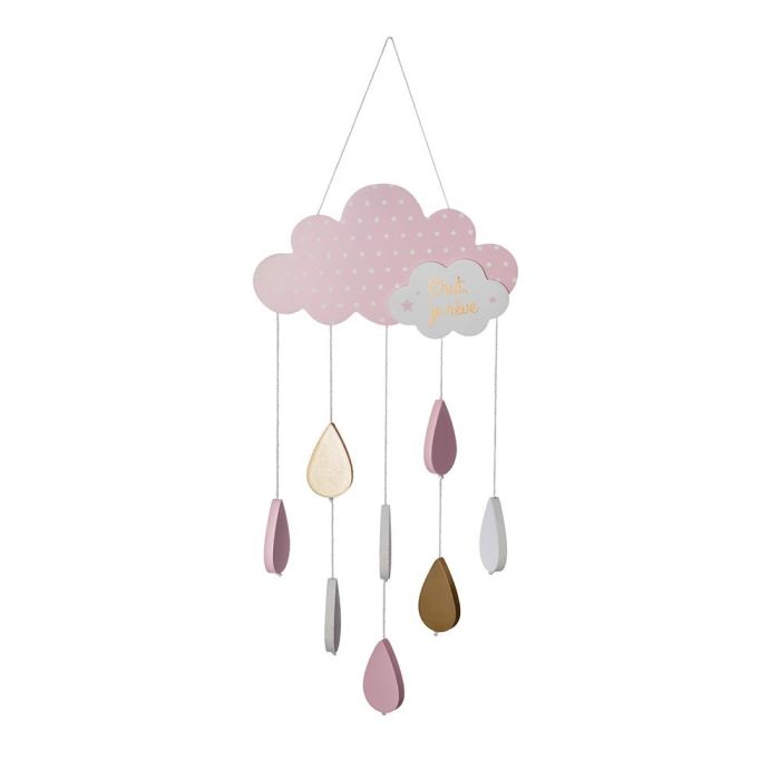 Atmosphera Móvil infantil modelo Nube color rosa - Decorativo para colgar 0 Atmosphera Móvil infantil modelo Nube color rosa - Decorativo para colgar 0