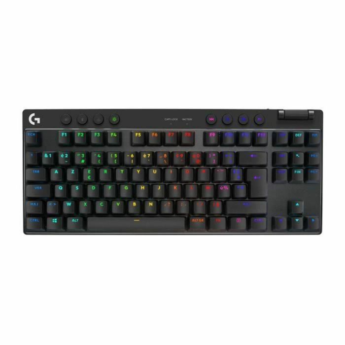 Logitech G LOG1693467110714 Teclado Gaming Inalámbrico G Pro X TKL Lightspeed AZERTY Negro