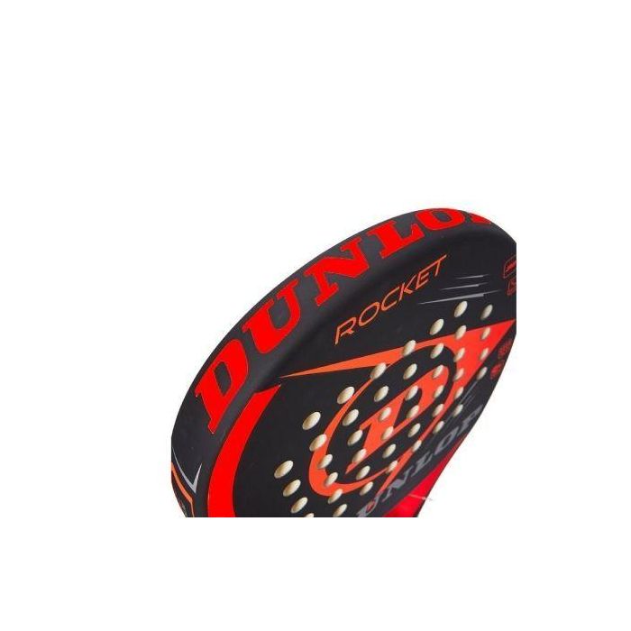 Pala de Pádel Dunlop Rocket/ Negra y Roja 3 Pala de Pádel Dunlop Rocket/ Negra y Roja 3