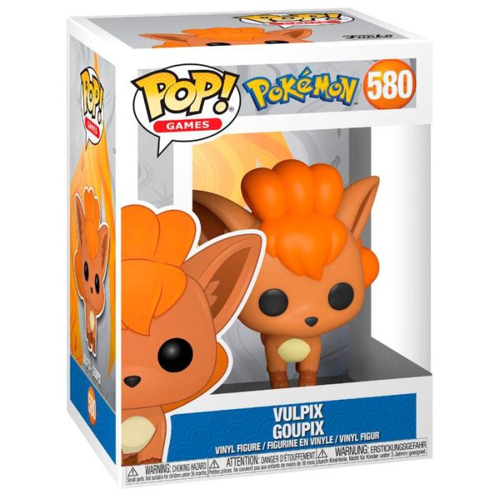 Funko 63256 Pop! Figura de Vinilo Vulpix Pokémon, Coleccionable de 9 cm, Ideal para Niños +3 Años y Fans en Caja de Exhibición 1 Funko 63256 Pop! Figura de Vinilo Vulpix Pokémon, Coleccionable de 9 cm, Ideal para Niños +3 Años y Fans en Caja de Exhibición 1