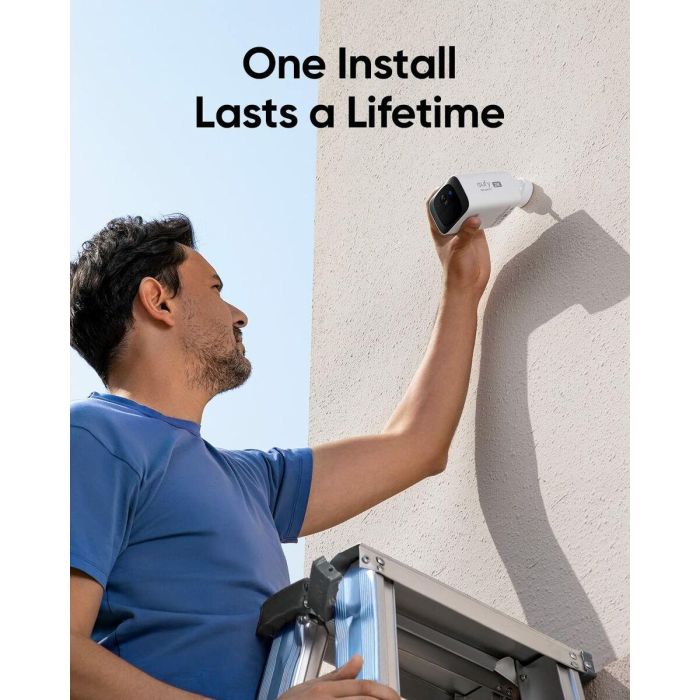 Eufy SoloCam S220 Cámara de Seguridad IP WiFi Solar Exterior/Interior 2K IP67 con Visión Nocturna y Detección Humana, sin Cuotas 10