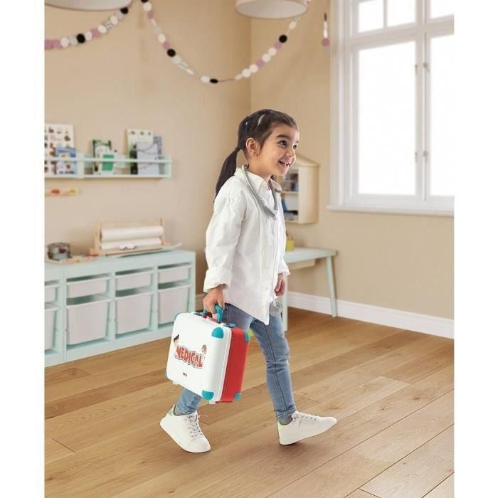 Smoby - Maletín médico - Numerosos accesorios médicos - A partir de 3 años - Fabricado en Francia 3 Smoby - Maletín médico - Numerosos accesorios médicos - A partir de 3 años - Fabricado en Francia 3