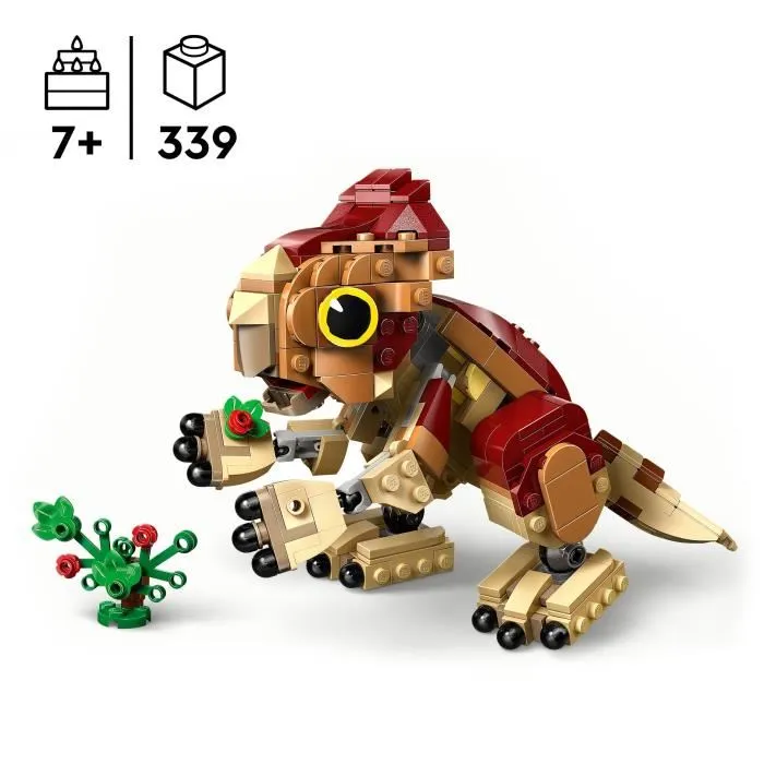 Lego Jurassic World 76970 Dolores, la cría de Aquilops: Set de construcción para niños de 7 años 1