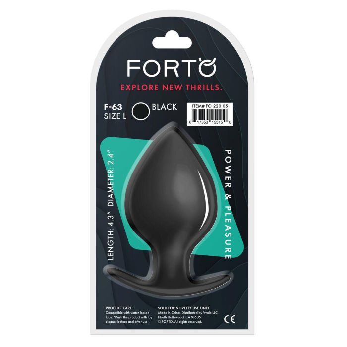Plug Anal Forto Negro 2 Plug Anal Forto Negro 2