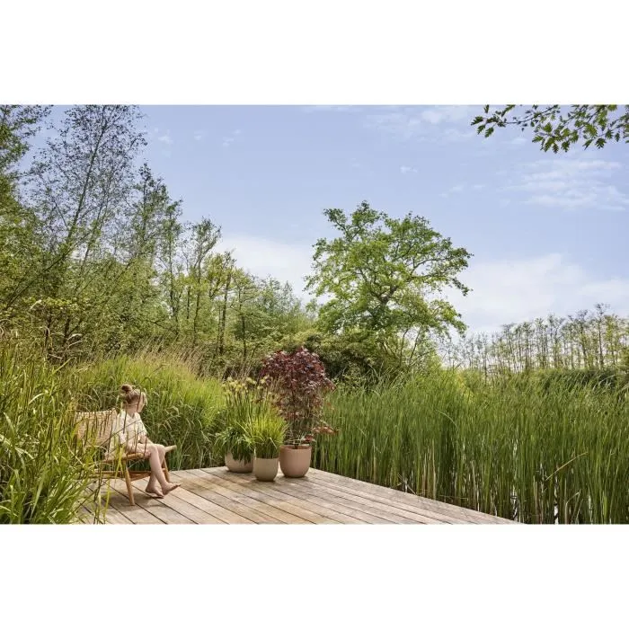 ELHO ELH8711904534769 Maceta Sereh Round 30 Verde L 30 x A 29,5 x A 25 cm 100% Reciclada 4