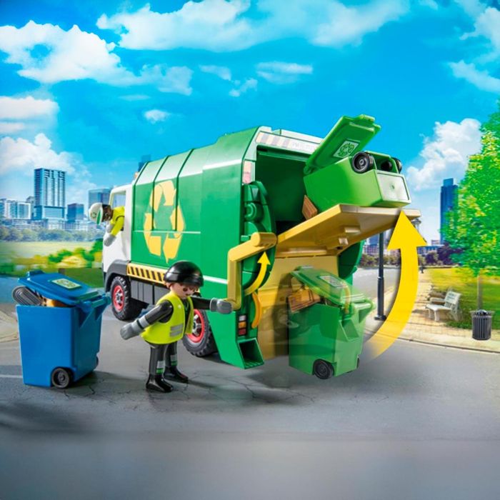 Camión De Reciclaje City Life 71234 Playmobil 4 Camión De Reciclaje City Life 71234 Playmobil 4