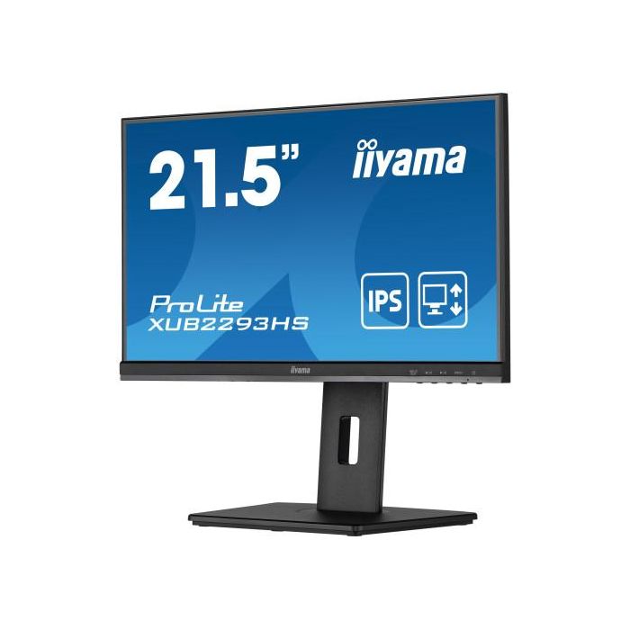 Iiyama ProLite XUB2293HS-B3 Monitor 21.5" IPS Full HD 1920x1080 100Hz 3ms Mate 1x VGA 1x HDMI 1x DP Negro 4