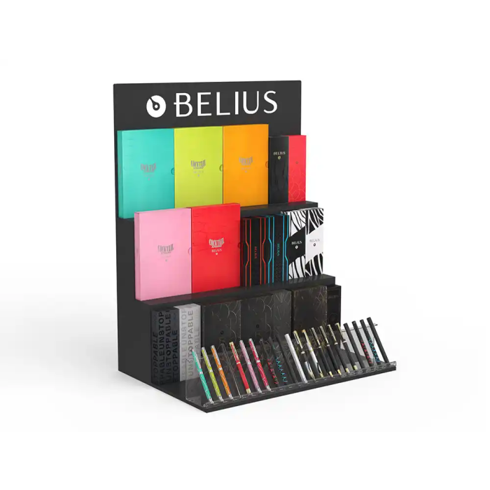 Belius Expositor Lote Bolígrafo 36 Piezas 3 Niveles MDF 600x420x750 mm 1