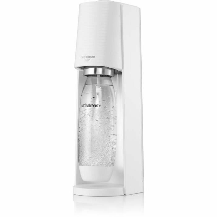 SODASTREAM TERRABILV - Máquina TERRA Blanca Pack 2 botellas LV + 1 cilindro de intercambio CQC