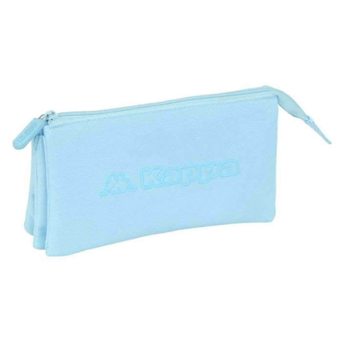 Safta Estuche Escolar Portatodo Triple con Tres Cremalleras Kappa Basics, Organizador de Material Escolar 120x220x30 mm Safta Estuche Escolar Portatodo Triple con Tres Cremalleras Kappa Basics, Organizador de Material Escolar 120x220x30 mm