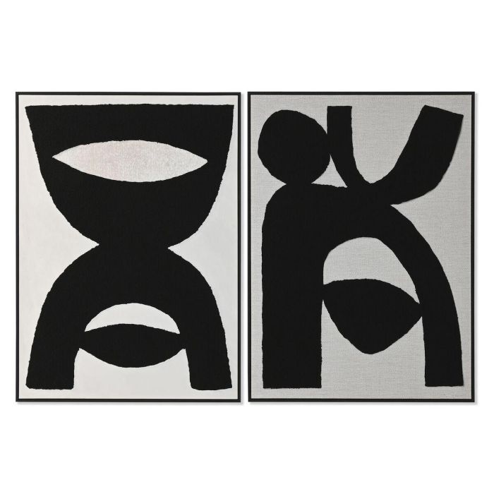 Cuadro Item Home DKD Home Decor Beige Negro 4.3 x 143 x 103 cm (2 Unidades) Cuadro Item Home DKD Home Decor Beige Negro 4.3 x 143 x 103 cm (2 Unidades)