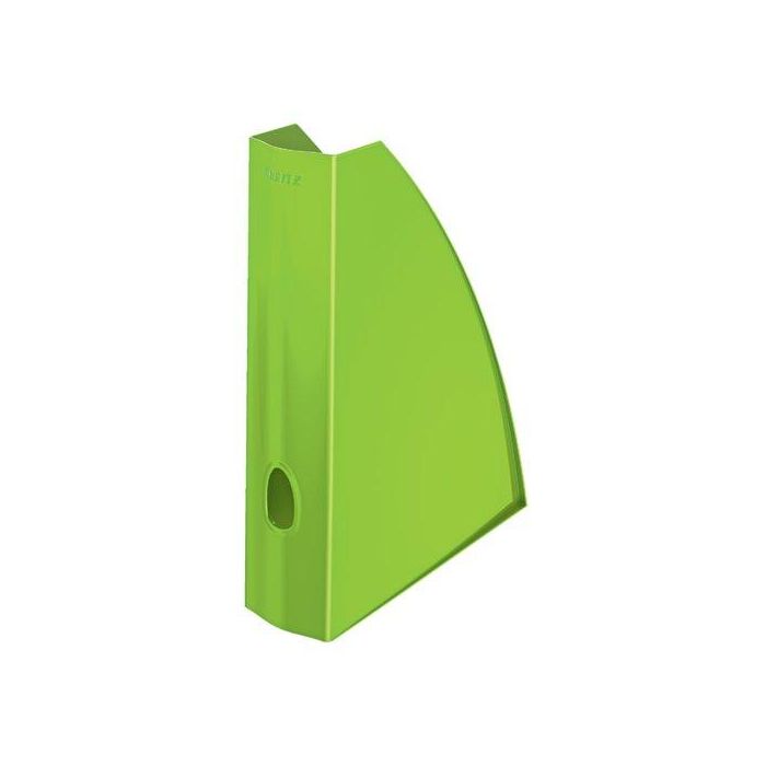 Revistero Plastico Leitz Wow A4 60Mm Verde Metalizado