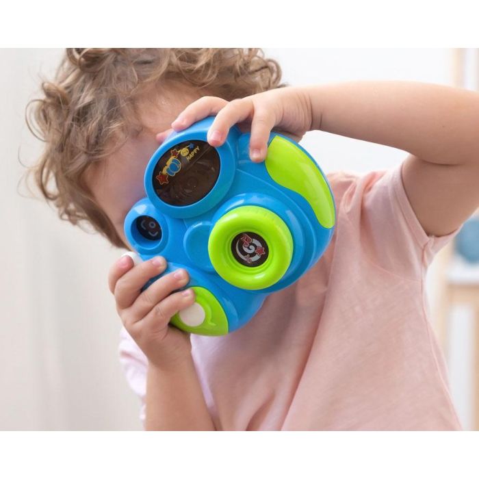 KioKids Juguete Cámara de Fotos para Bebés, con Sonidos Reales, Luces y Melodías, Estimula los Sentidos, +18 Meses, Azul, Pilas Incluidas 1 KioKids Juguete Cámara de Fotos para Bebés, con Sonidos Reales, Luces y Melodías, Estimula los Sentidos, +18 Meses, Azul, Pilas Incluidas 1