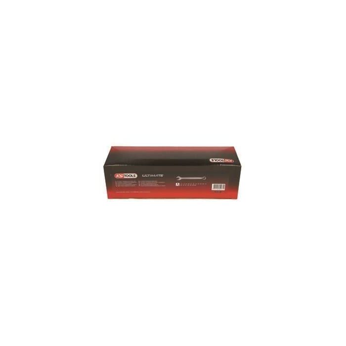 Juego de llaves combinadas métricas de 18 piezas - KS TOOLS - 922.0047 - En estuche - 6 a 24 mm - Ángulo de horquilla de ojo inclinado 15° 1 Juego de llaves combinadas métricas de 18 piezas - KS TOOLS - 922.0047 - En estuche - 6 a 24 mm - Ángulo de horquilla de ojo inclinado 15° 1