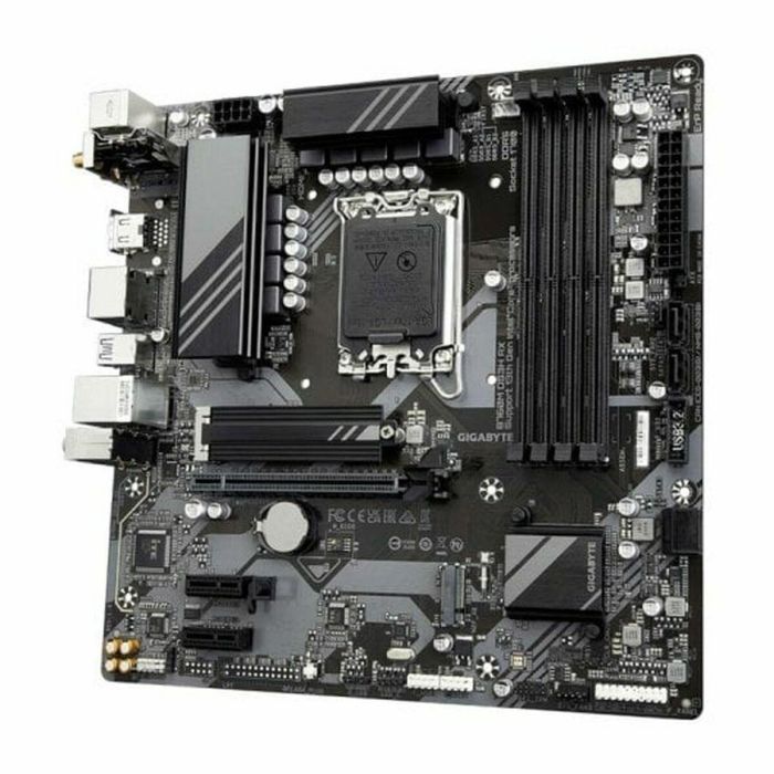Gigabyte B760M DS3H AX Placa Base mATX LGA 1700 DDR5 Wi-Fi 6E 2.5GbE para Intel Core 14ª Gen 15 Gigabyte B760M DS3H AX Placa Base mATX LGA 1700 DDR5 Wi-Fi 6E 2.5GbE para Intel Core 14ª Gen 15