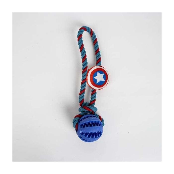 Juguete para perro cuerda avengers capitan america 10.0 x 30.0 x 7.0 cm 4