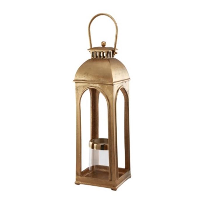 Farola Vintage DKD Home Decor Dorado 17 x 78 x 17 cm Farola Vintage DKD Home Decor Dorado 17 x 78 x 17 cm
