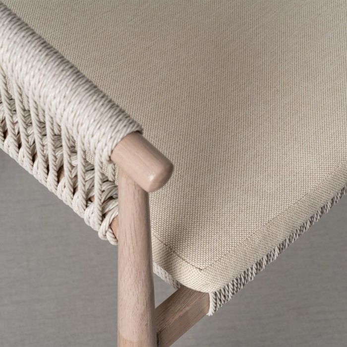 Silla Acero-Rattán Pe Exterior 57 X 58 X 77 cm