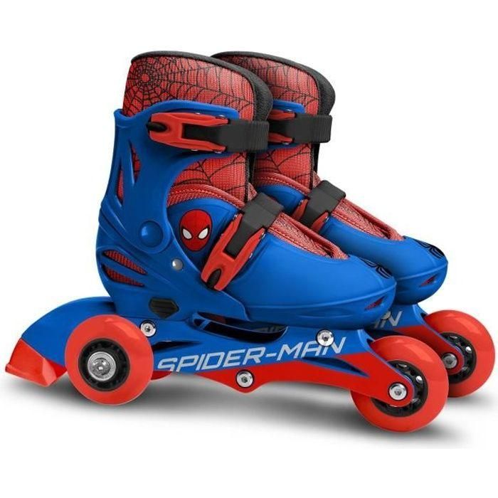 Stamp Patines de Línea Ajustables Spiderman Talla 27-30 para Niño, Forro Velcro Ajustable, Hebilla Segura, Ruedas PVC y Freno Trasero 0 Stamp Patines de Línea Ajustables Spiderman Talla 27-30 para Niño, Forro Velcro Ajustable, Hebilla Segura, Ruedas PVC y Freno Trasero 0