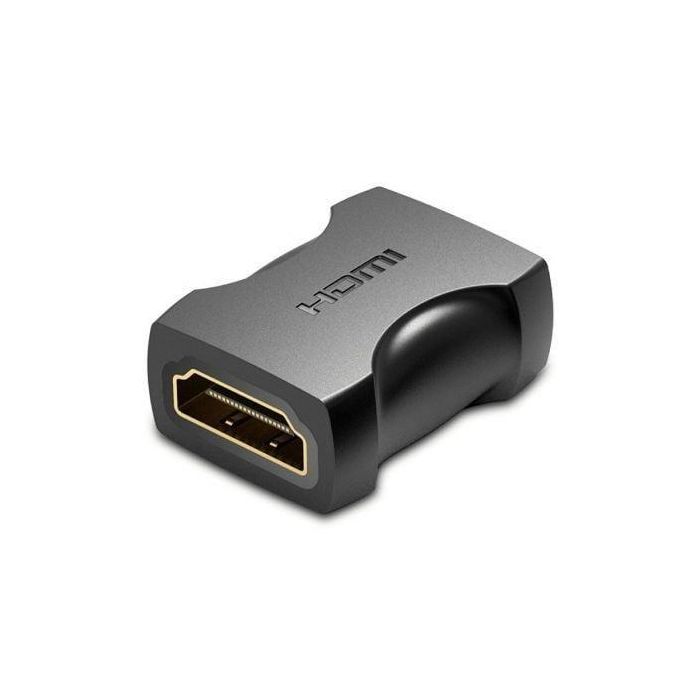 Vention AIRB0-2 Adaptador Conector HDMI 2.0 Hembra a Hembra 4K 60Hz. Acoplador Extensor de Cable HDMI Negro - Pack 2 Unidades