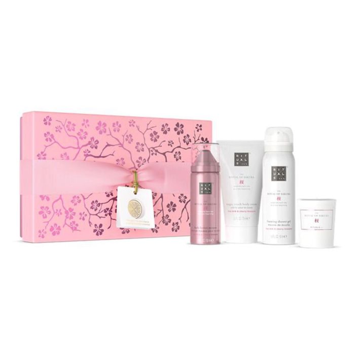 Rituals The Ritual of Sakura Cofre Regalo Mujer - Crema Corporal 70ml, Gel de Baño 50ml, Loción Corporal 50ml y Vela 1 ud Rituals The Ritual of Sakura Cofre Regalo Mujer - Crema Corporal 70ml, Gel de Baño 50ml, Loción Corporal 50ml y Vela 1 ud