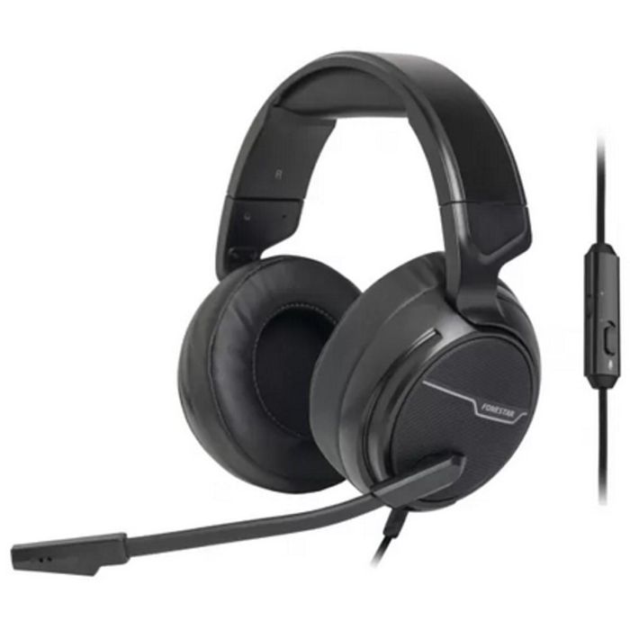 Auriculares Gaming con Micrófono Fonestar WIN/ Jack 3.5/ Negros 0 Auriculares Gaming con Micrófono Fonestar WIN/ Jack 3.5/ Negros 0