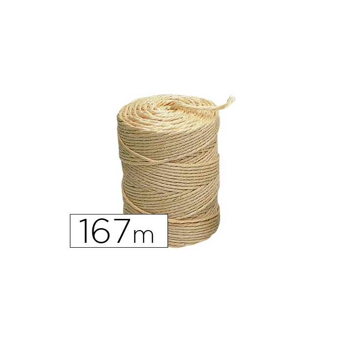 Liderpapel Cuerda Sisal 3 Cabos Rollo 1 kg Color Crudo 0 Liderpapel Cuerda Sisal 3 Cabos Rollo 1 kg Color Crudo 0