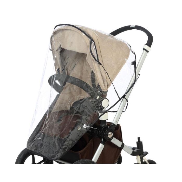 KioKids Protector Universal de Lluvia y Viento Impermeable Transparente para Carrito/Silleta de Bebé con Rejilla de Ventilación 1