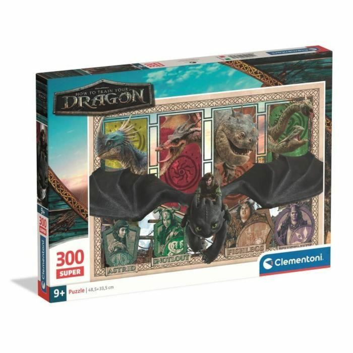 Puzzle Clementoni Super - How to Train your Dragon 48,5 x 33,5 cm 300 Piezas 0 Puzzle Clementoni Super - How to Train your Dragon 48,5 x 33,5 cm 300 Piezas 0