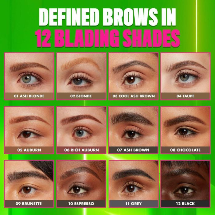 NYX PROFESSIONAL MAKE UP BLADE & SHADE NANO lápiz de cejas #11-Grey 8 NYX PROFESSIONAL MAKE UP BLADE & SHADE NANO lápiz de cejas #11-Grey 8