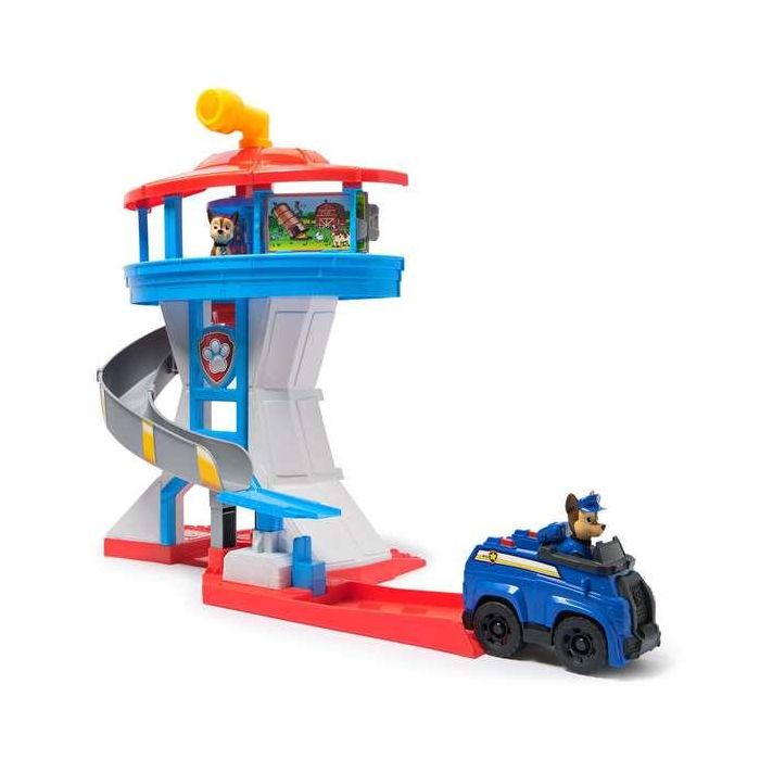 Centro de mando torre de control paw patrol. incluye 2 cachorros y cartgas de misión. 50 cm 1