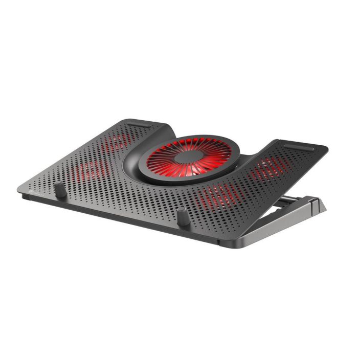 GENESIS Oxid 550 Base Refrigeradora para Portátil 17.3" (43.9 cm) 5 Ventiladores 2800 RPM, Iluminación LED Roja, Negro 3 GENESIS Oxid 550 Base Refrigeradora para Portátil 17.3" (43.9 cm) 5 Ventiladores 2800 RPM, Iluminación LED Roja, Negro 3